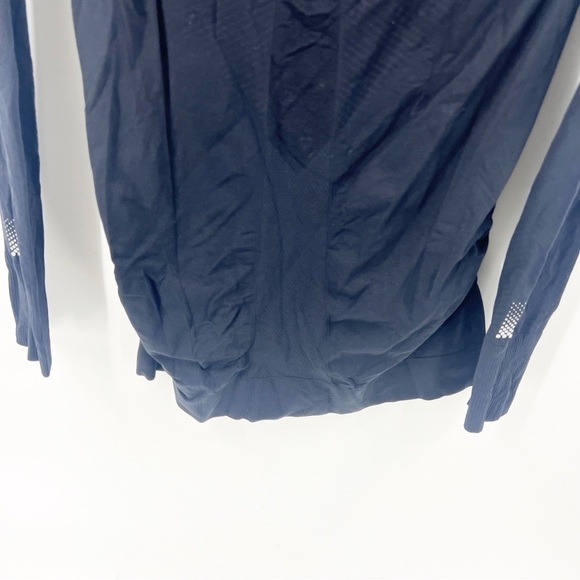 ✅ ATHLETA BLACK LONG SLEEVE RUCHED SIDES WOMEN'S TOP SIZE MEDIUM - Picture 2 of 6